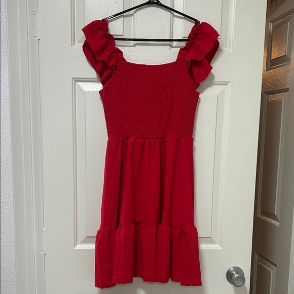 Dresses & Skirts - Red Ruffled Dress